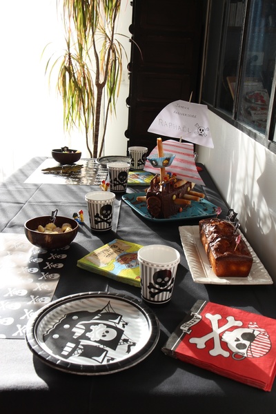 Décoration anniversaire pirate 5 ans garçon