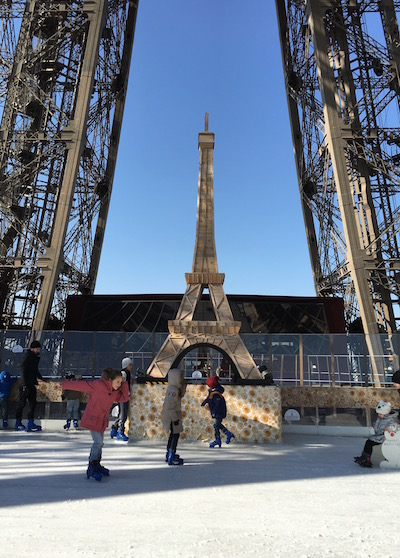 Patinoire Tour Eiffel Paris ©aunomi