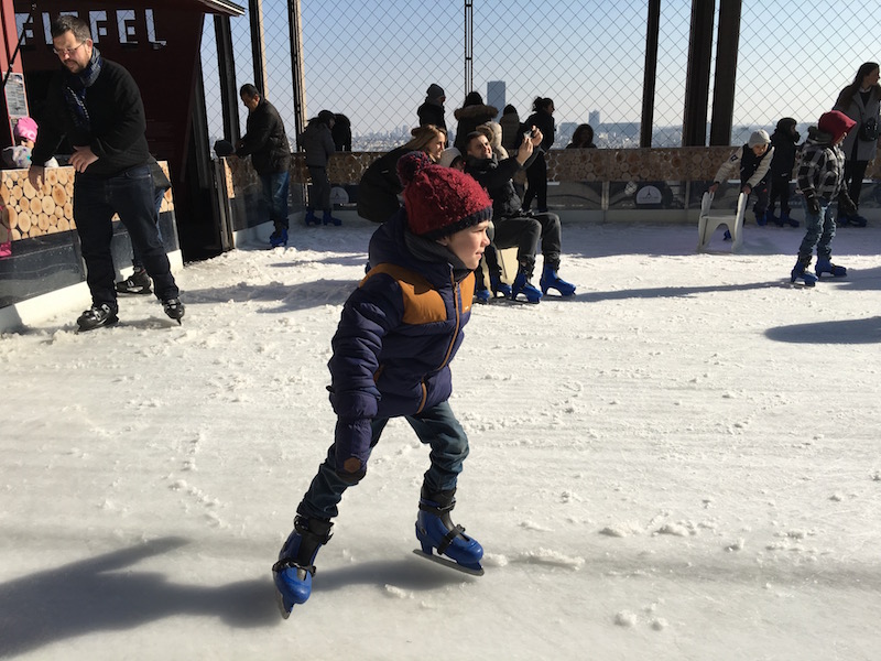Patinoire Tour Eiffel Paris ©aunomi