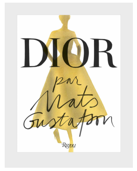 Livre d'art, regroupant les dessins de Mats Gustafson réalisés pour Dior